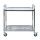 Stainless Steel Sturdy Utility Cart With Wheels